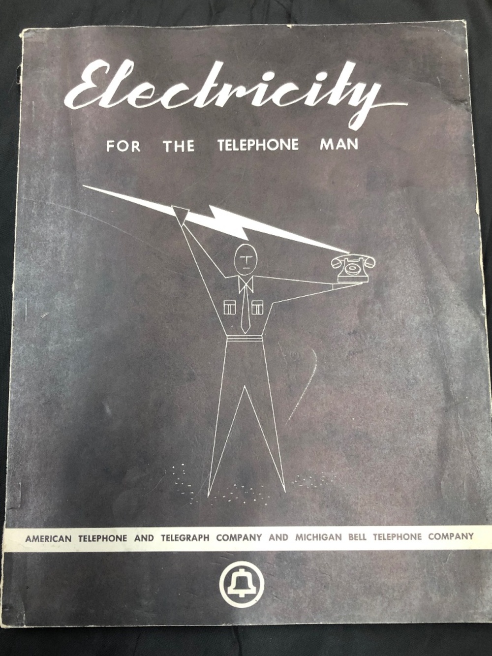 VTG 1956 ELECTRICITY for The Telephone Man AT&T Michigan Bell PB Textbook GUC